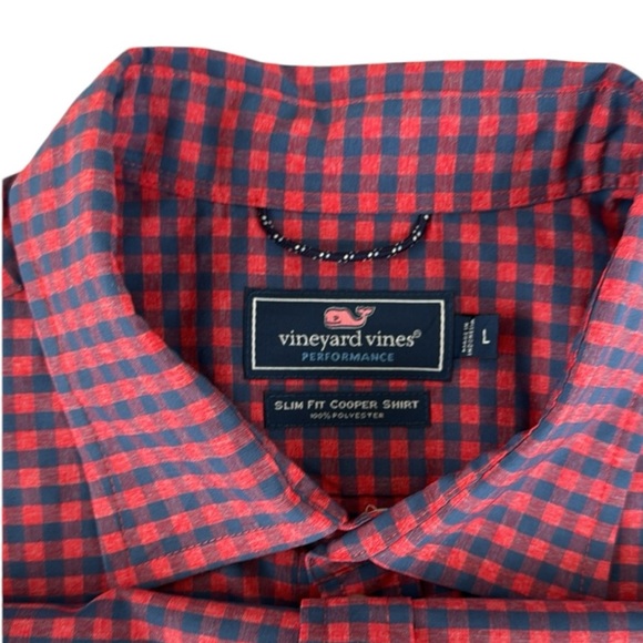 Vineyard Vines Men’s Performance Slim Fit Cooper Shirt Size Large - Picture 2 of 6